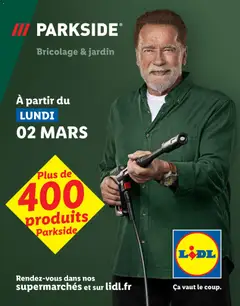 Prévisualisation de Plus de 400 produits Parkside du magasin LIDL formulaire valide 02/03/2026
