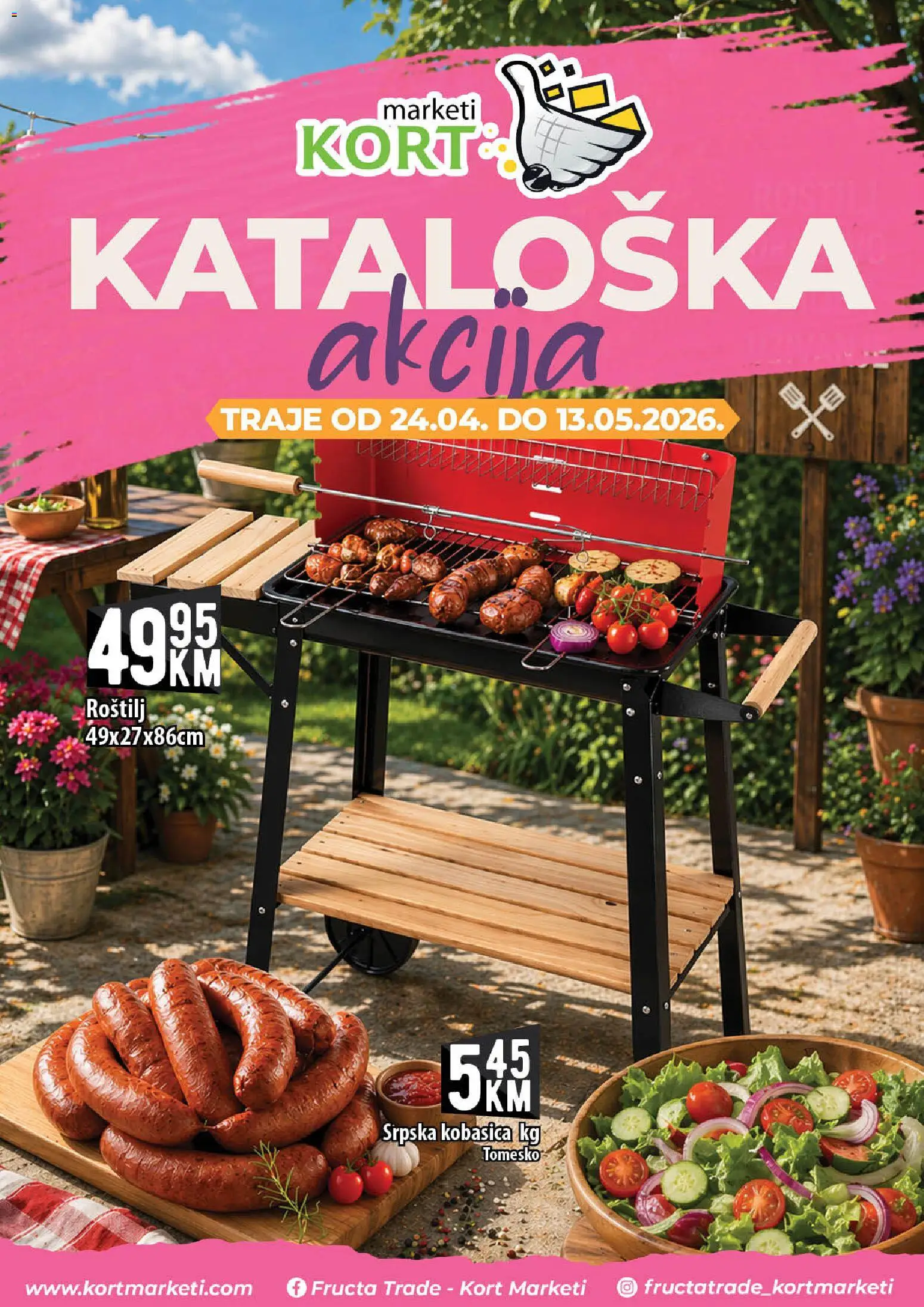 Pregled letka Kort Marketi katalog trgovine Kort Marketi vrijedi od 24.04.2026