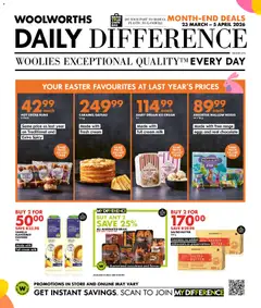 Preview of Woolworths flyer valid from 23/03/2026