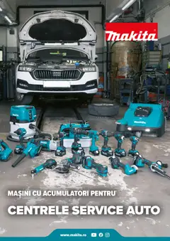 Previzualizarea de cataloage: Makita Catalog - Mașini cu acumulatori pentru centrele service auto valabil de la 23.10.2025