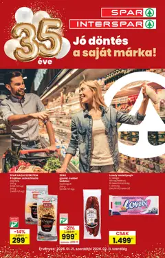 Interspar - Saját márka katalógus megtekintése, amely érvényes 2026.01.21.-től