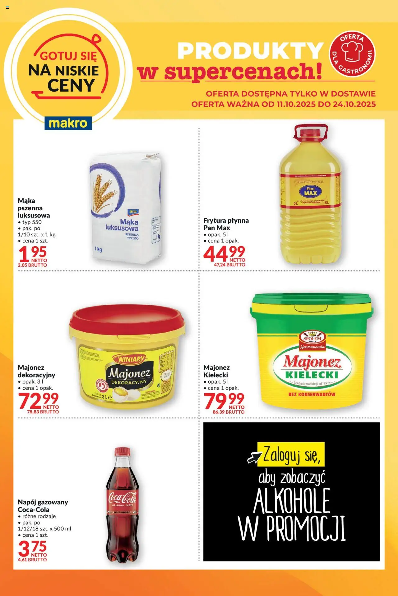 Makro Gotuj się na niskie ceny w dostawie od 11.10.2025 - Nowa Gazetka - Numer strony 1