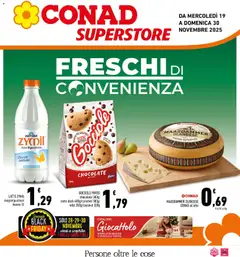 Anteprima dell'opuscolo Volantino Superstore Sicilia dal negozio Conad valido da 19/11/2025