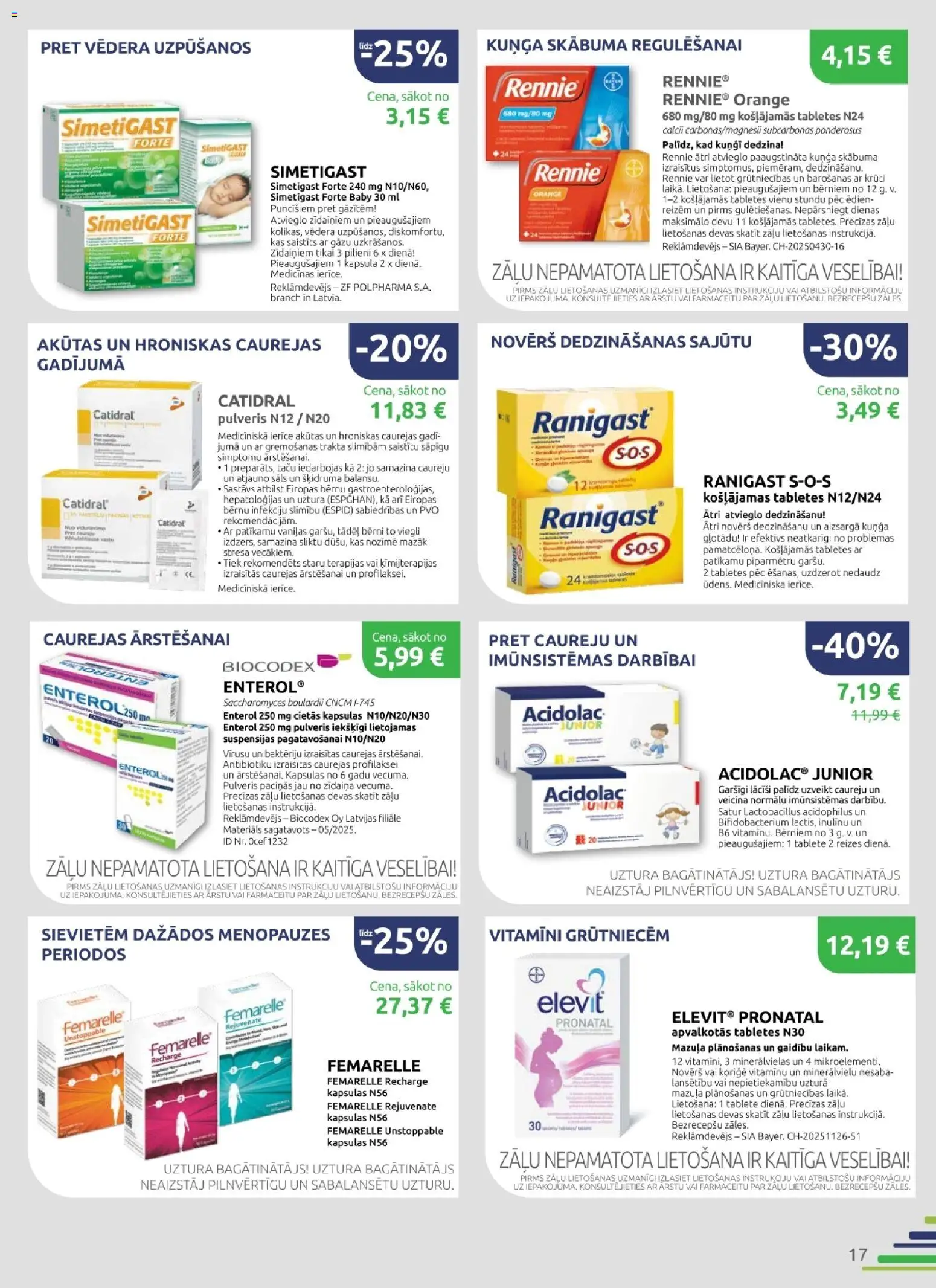 Skatīt BENU akciju bukletu, derīgs no 2026.01.01