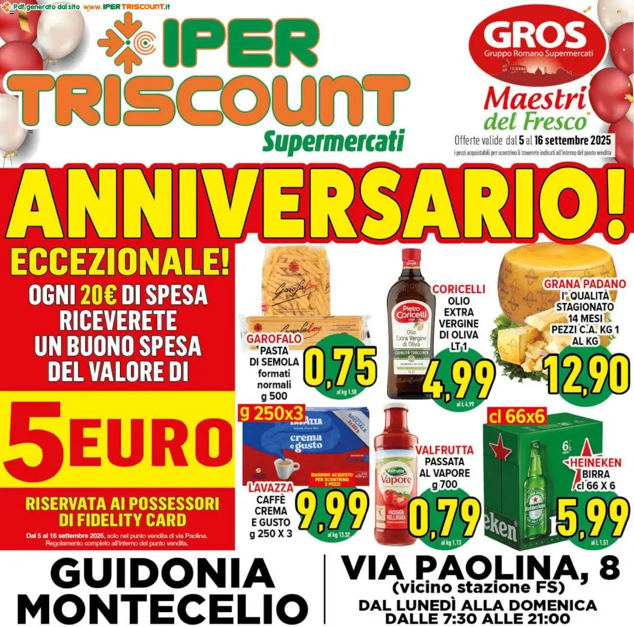 Volantino Ipertriscount valido da 05/09/2025 numero di pagina 1