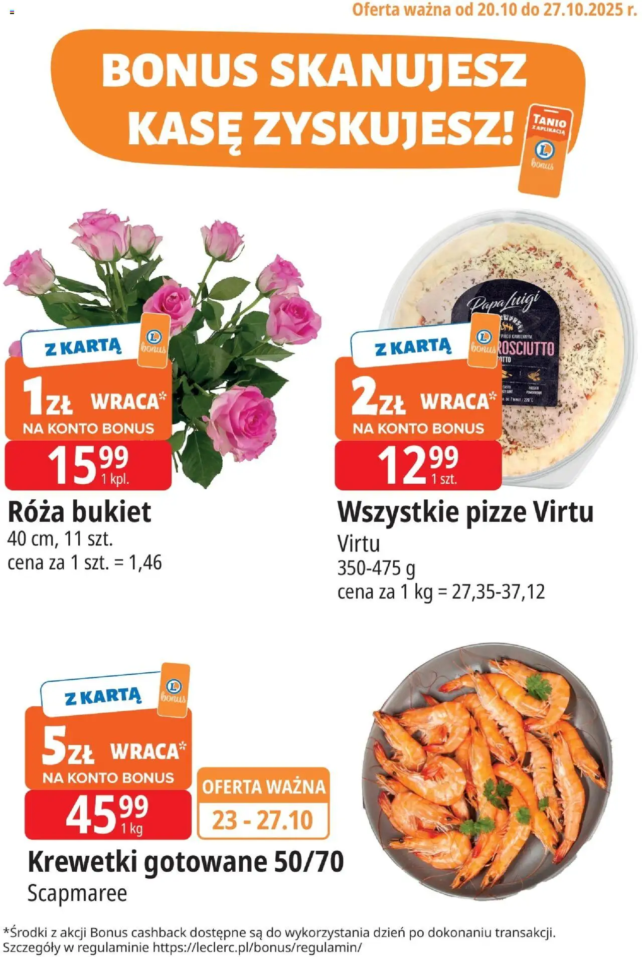 E.Leclerc Warszawa Bielany kupony dodatkowe od 20.10.2025 - Nowa Gazetka - Numer strony 1
