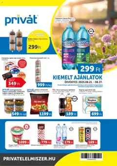 PRIVÁT - Akciós újság PRIVÁT megtekintése, amely érvényes 2025.08.21.-től