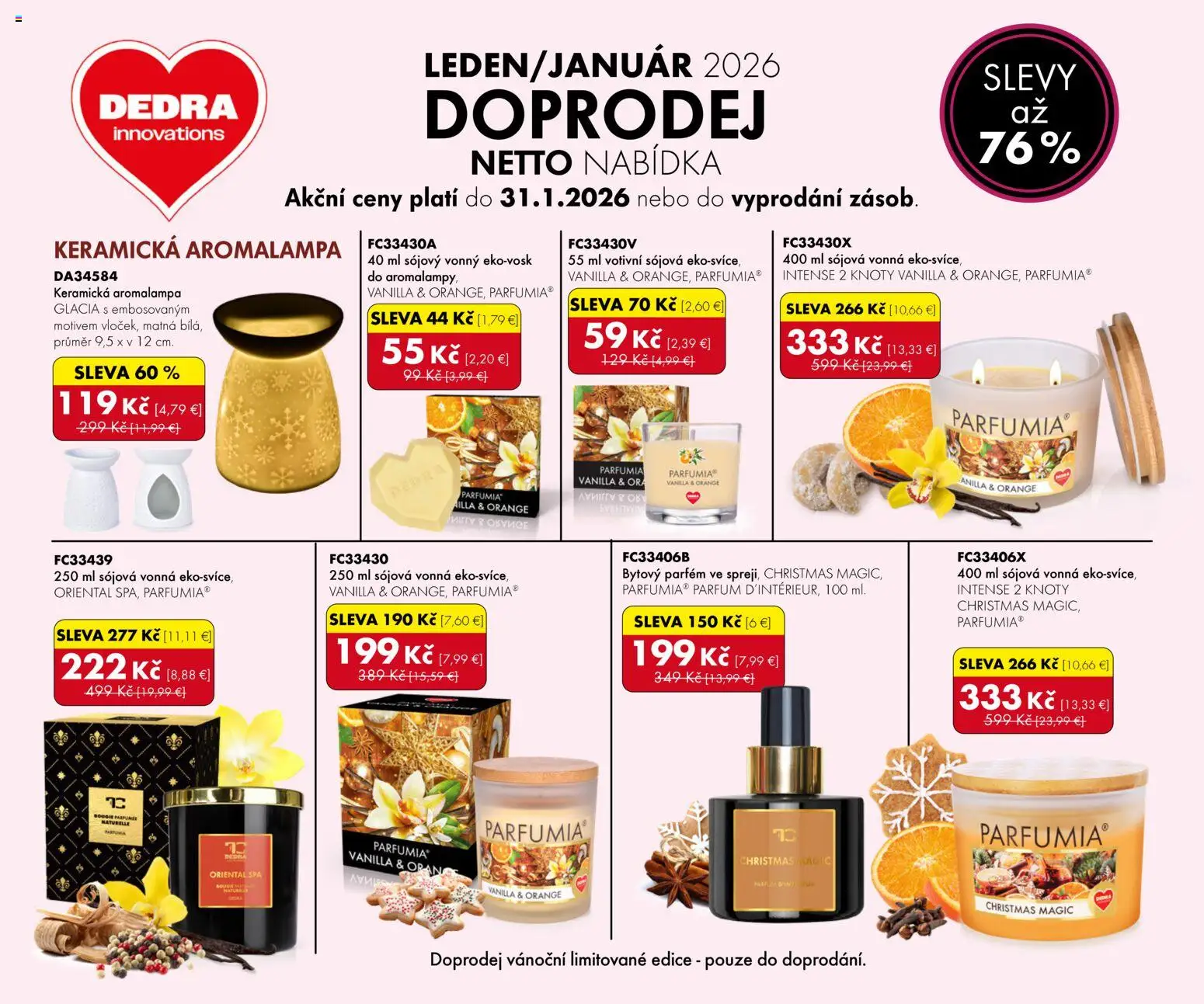 Náhľad Dedra letáku platného od 01.01.2026