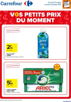 Prévisualisation de Catalogue Vos petits prix du moment du magasin Carrefour formulaire valide 21/10/2025