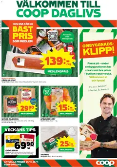 Förhandsgranska reklamblad Aktuella reklamblad Coop Daglivs från butik Coop Daglivs gäller från 24/11/2025