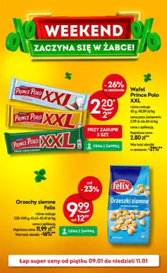 Pogląd gazetki "Weekendowe promocje" ze sklepu Żabka ważnej od 09.01.2026