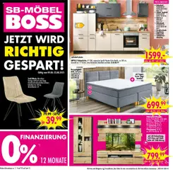 Vorschau von dem Prospekt des Geschäftes SB Möbel Boss, gültig ab dem 09.08.2025