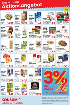 Vorschau von dem Prospekt des Geschäftes KONSUM Leipzig, gültig ab dem 17.11.2025