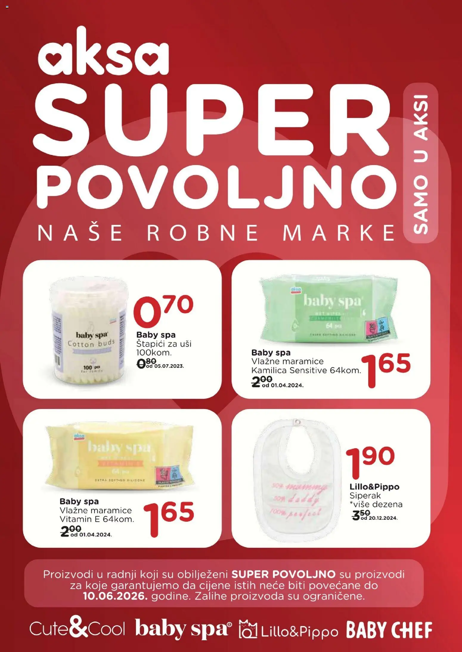Pregled letka AKSA katalog super povoljno trgovine AKSA vrijedi od 09.03.2026