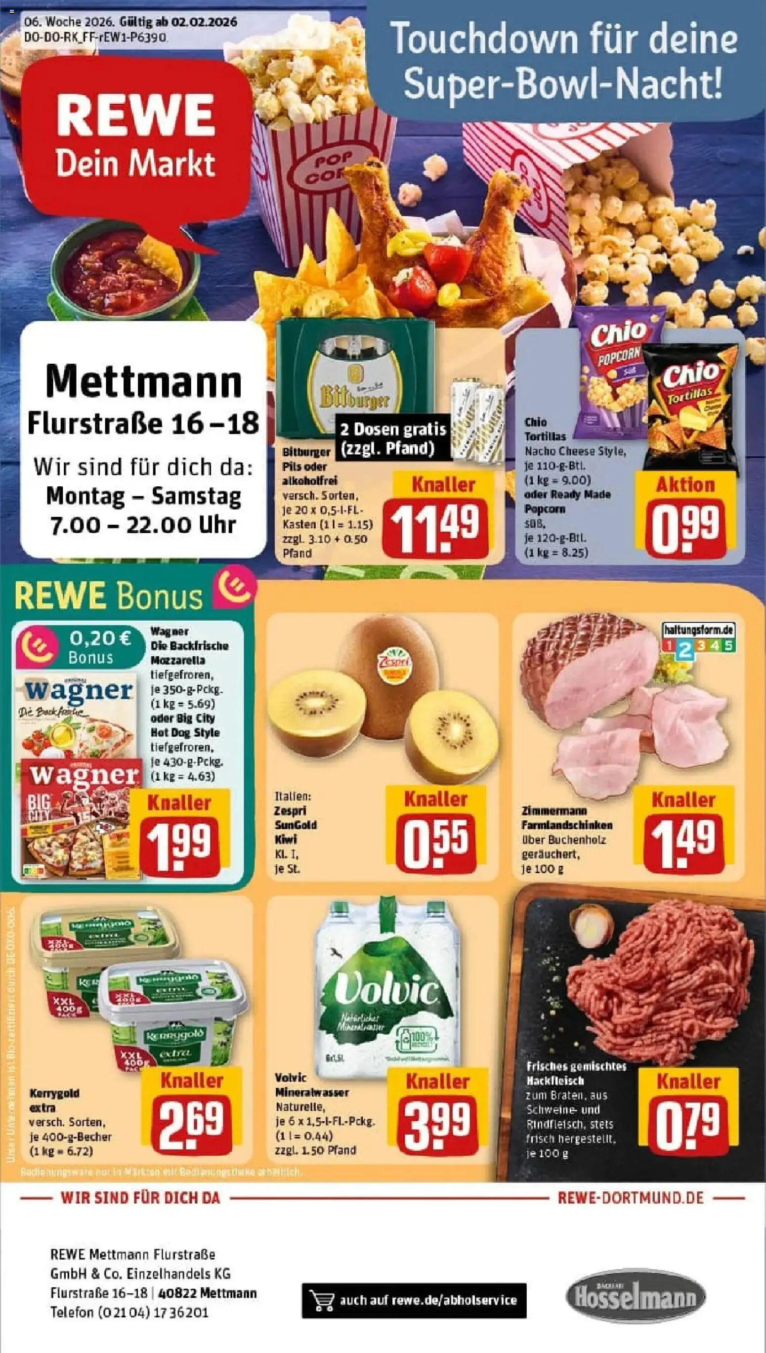 Vorschau von dem Prospekt des Geschäftes Rewe, gültig ab dem 01.02.2026