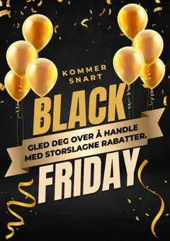 Forhåndsvis Black Friday Varsel fra butikk Price Lagerbutikk gyldig fra 31/10/2025