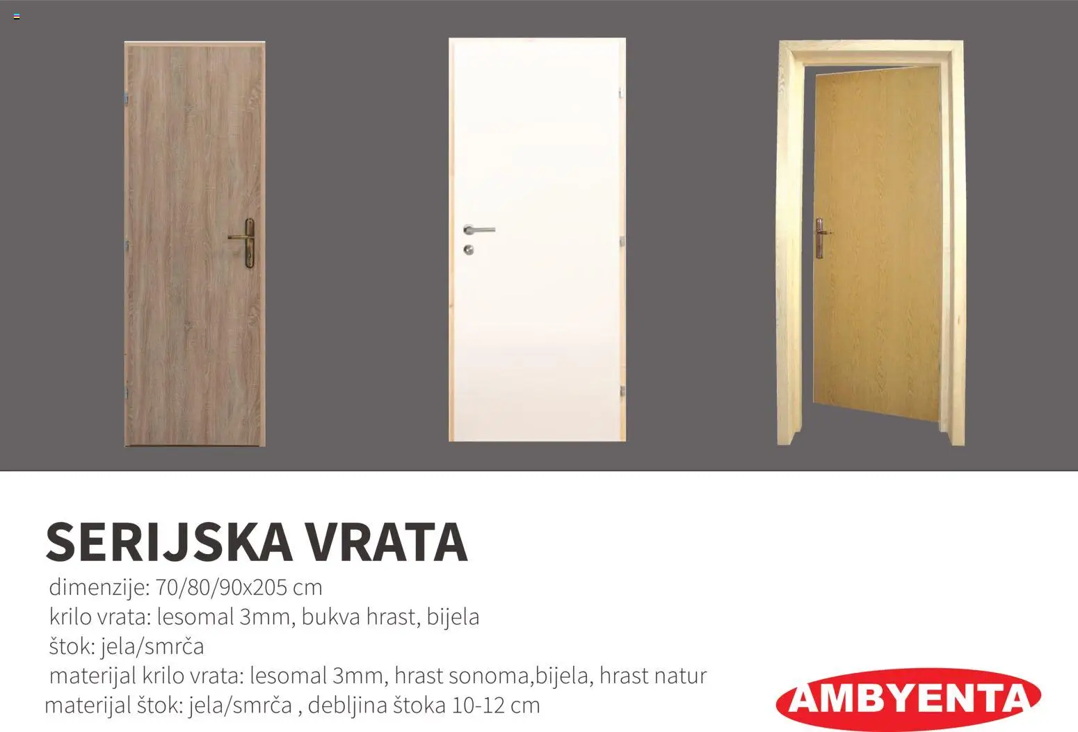 Pregled letka Katalog trgovine AMBYENTA vrijedi od 2025.10.01