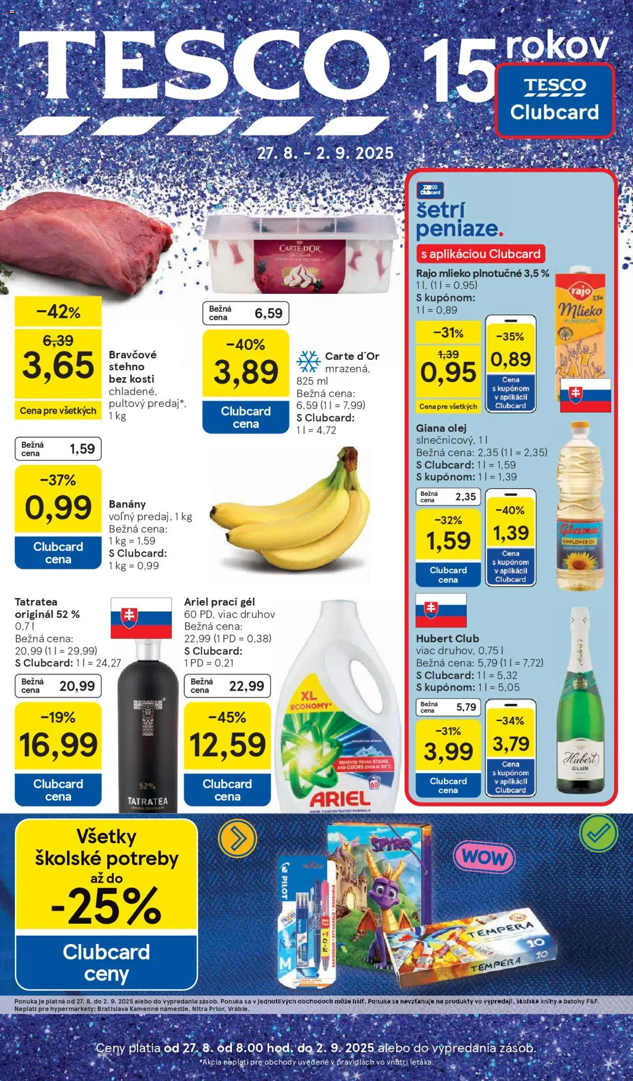 Tesco leták od 27.08.2025 - Hypermarket Online