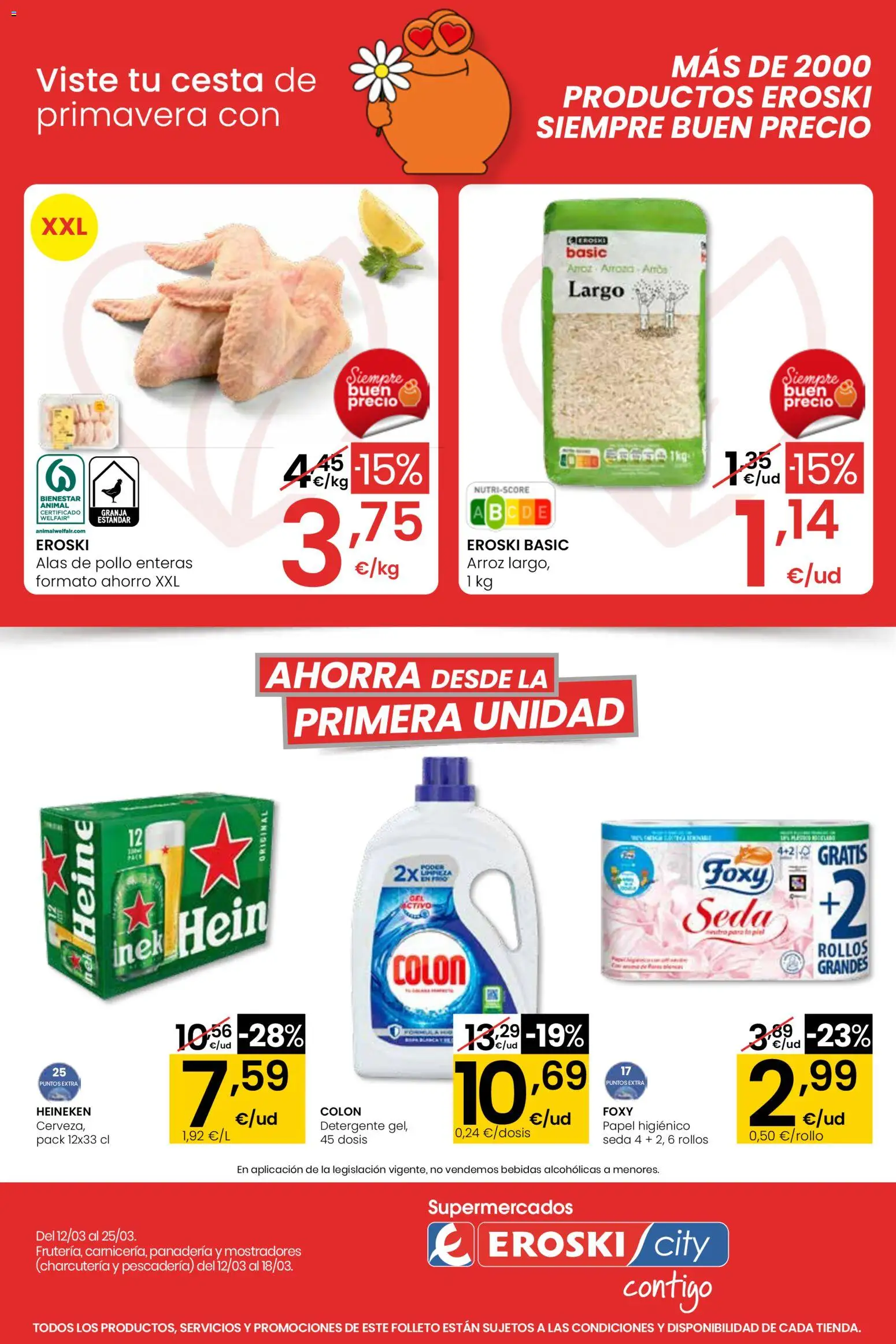 Vista previa del folleto de la tienda Eroski válido desde el 12/03/2026 
