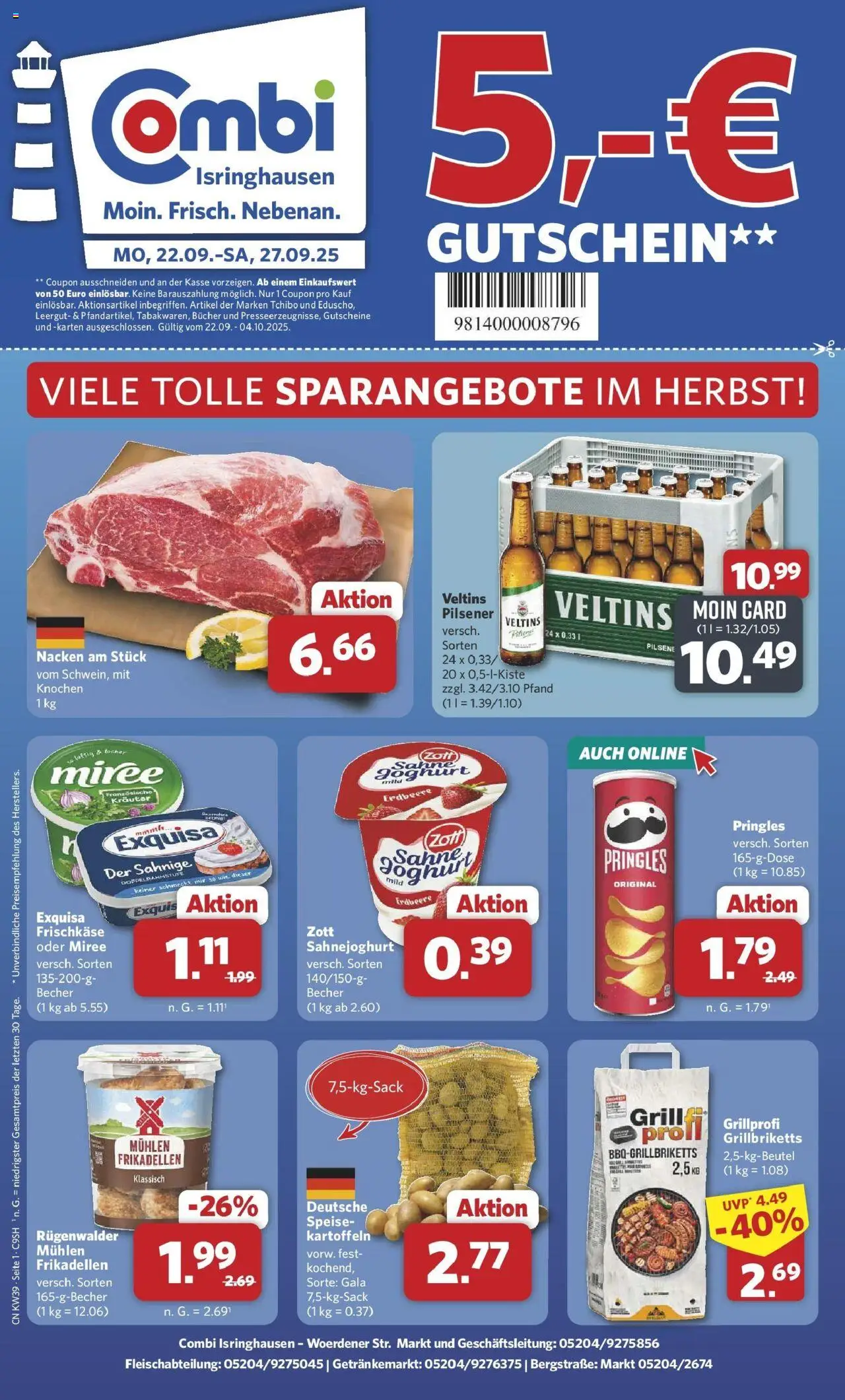 Combi Prospekt Steinhagen (vom 21.09.2025 - 27.09.2025)