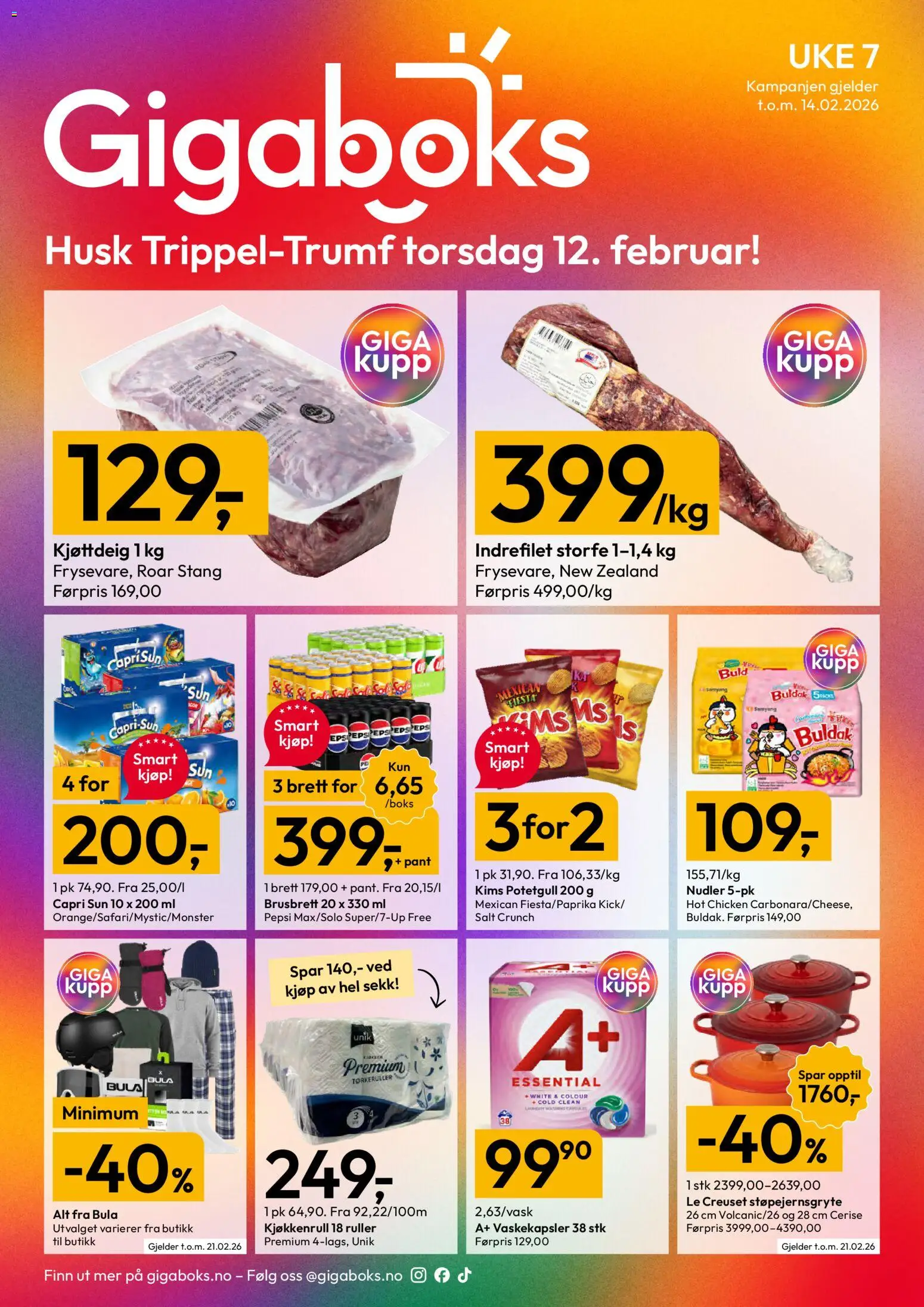 Forhåndsvis Kundeavis fra butikk Gigaboks gyldig fra 09/02/2026
