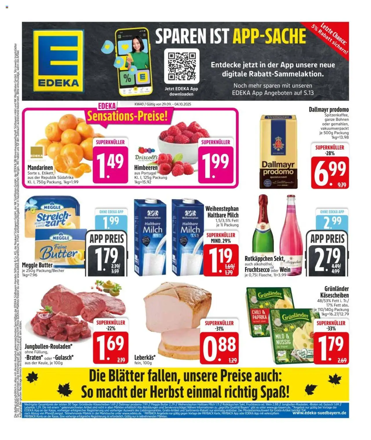Edeka DE shop DE Folder geldig vanaf 28-09-2025 - Paginanummer 1 - Paprika, Chili