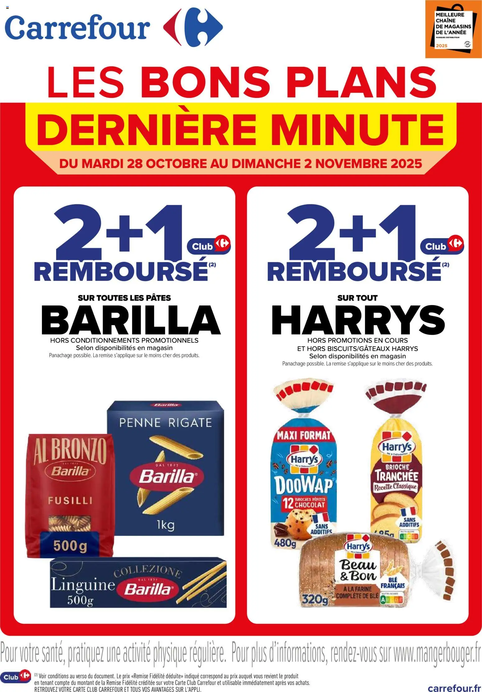 Découvrez les bons plans de cette semaine de la boutique Carrefour valable du 28/10/2025 - Page numéro 1