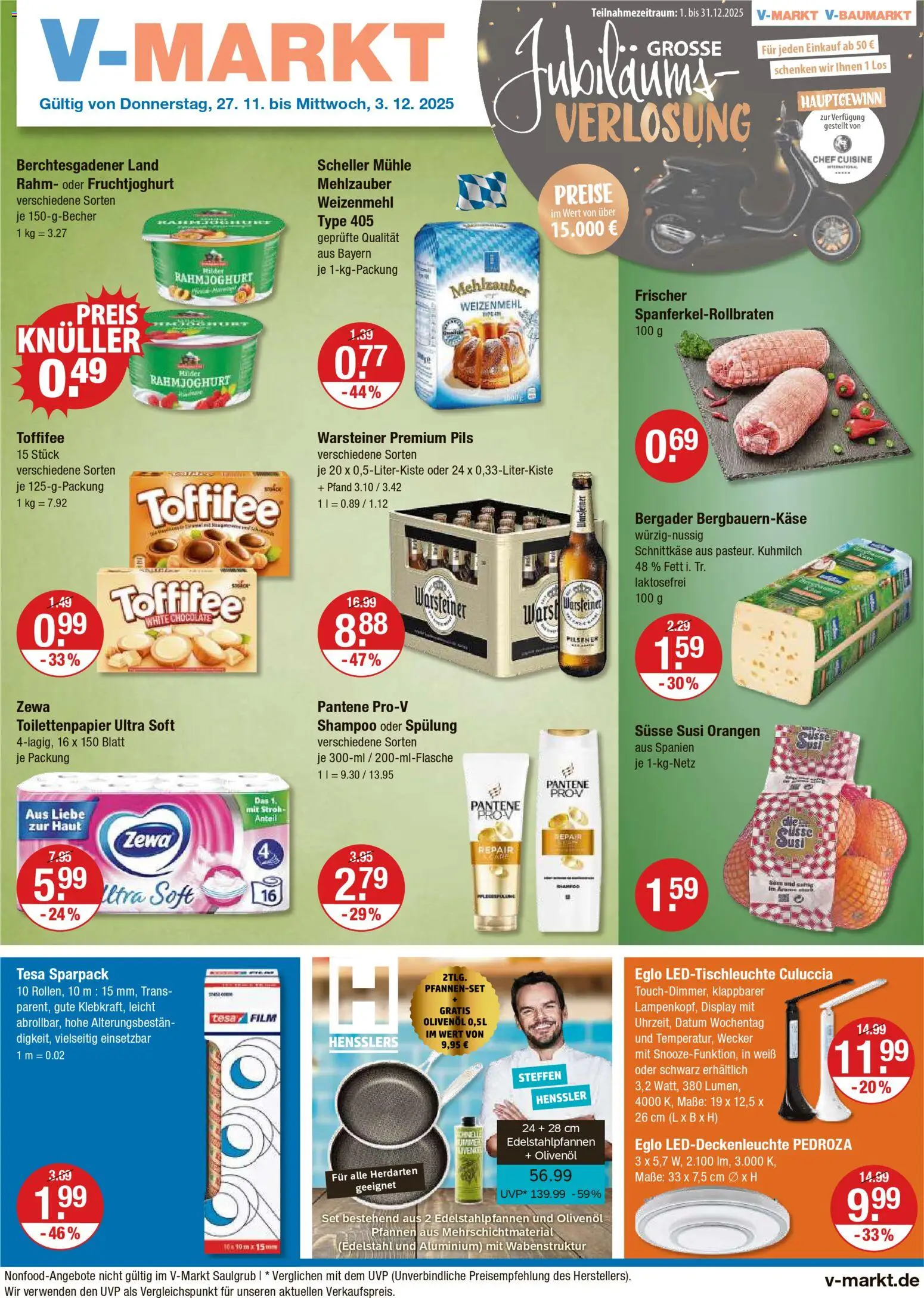 Vorschau von dem Prospekt des Geschäftes V-Markt, gültig ab dem 27.11.2025