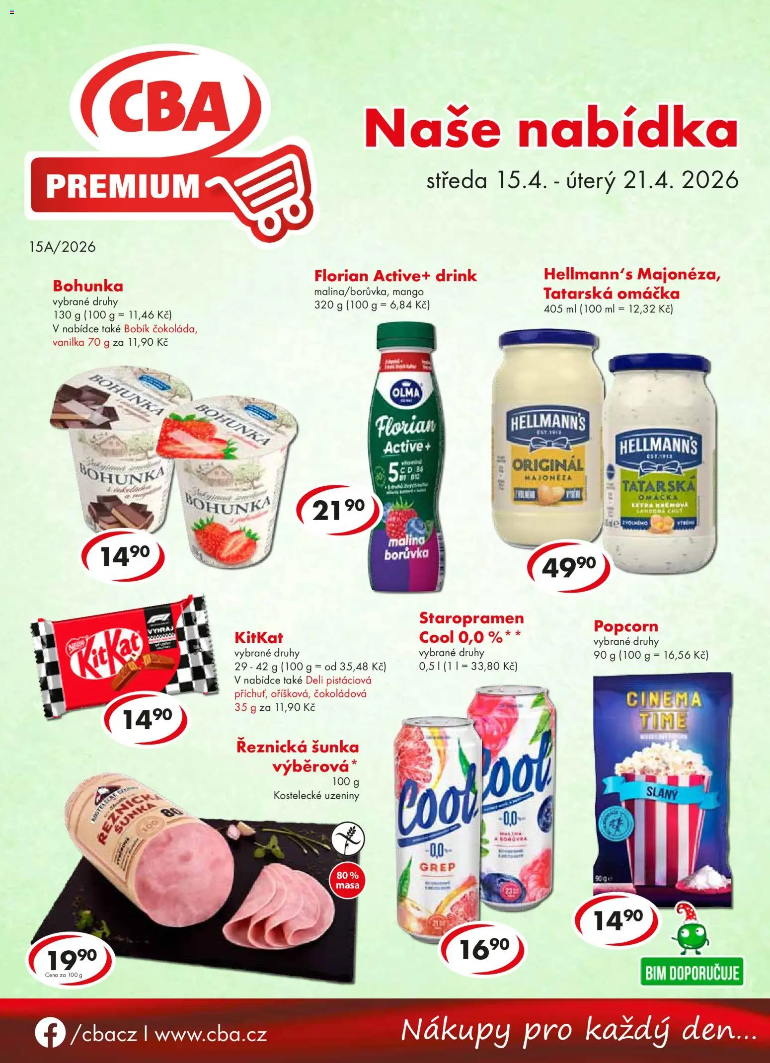 Náhled nabídky: CBA CBA leták - Premium platný od 15.04.2026