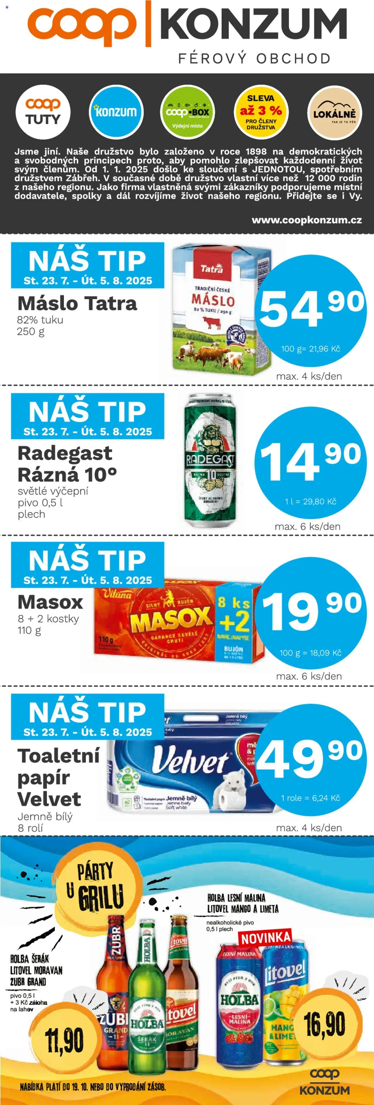  Konzum Leták (23.07.2025 - 05.08.2025)