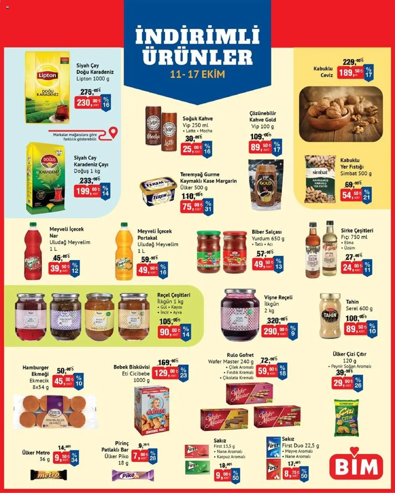 BİM Katalog bu hafta (11 Ekim 2025) - Aktüel Broşür - Sayfa numarası 1
