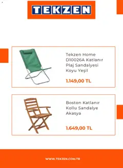 Tekzen Katalog 11.08.2025 - Broşürünün önizlemesi