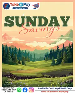 Preview of Take n Pay flyer valid from 12/04/2026