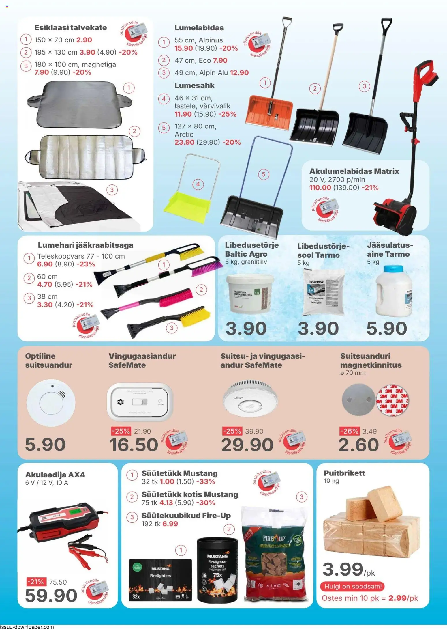 Magaziin kliendilehe eelvaade alates 2026.01.08