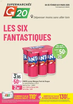 Prévisualisation de G20 Supermarchés catalogue du magasin G20 Supermarchés formulaire valide 25/02/2026