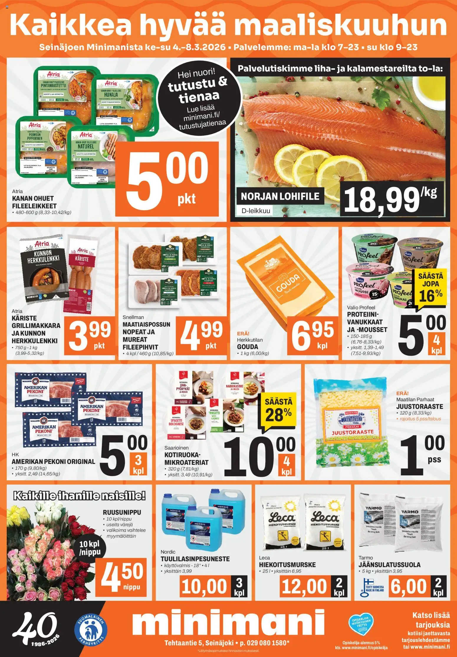 Kaupan Minimani Minimani tarjoukset - Seinäjoki esikatselu, voimassa 04/03/2026