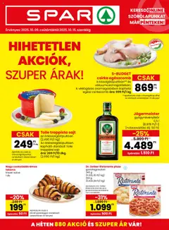 Spar - Akciós újság Spar megtekintése, amely érvényes 2025.10.09.-től