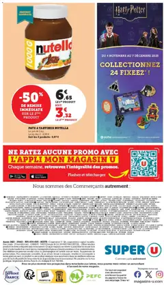 Prévisualisation de Les prix bas de la semaine du magasin Super U formulaire valide 02/12/2025 | Page: 40