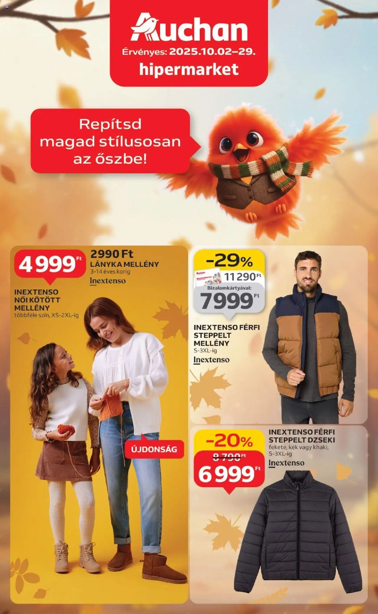 Auchan aktuális szórólap, érvényes 2025.10.02.-től - 1 oldal