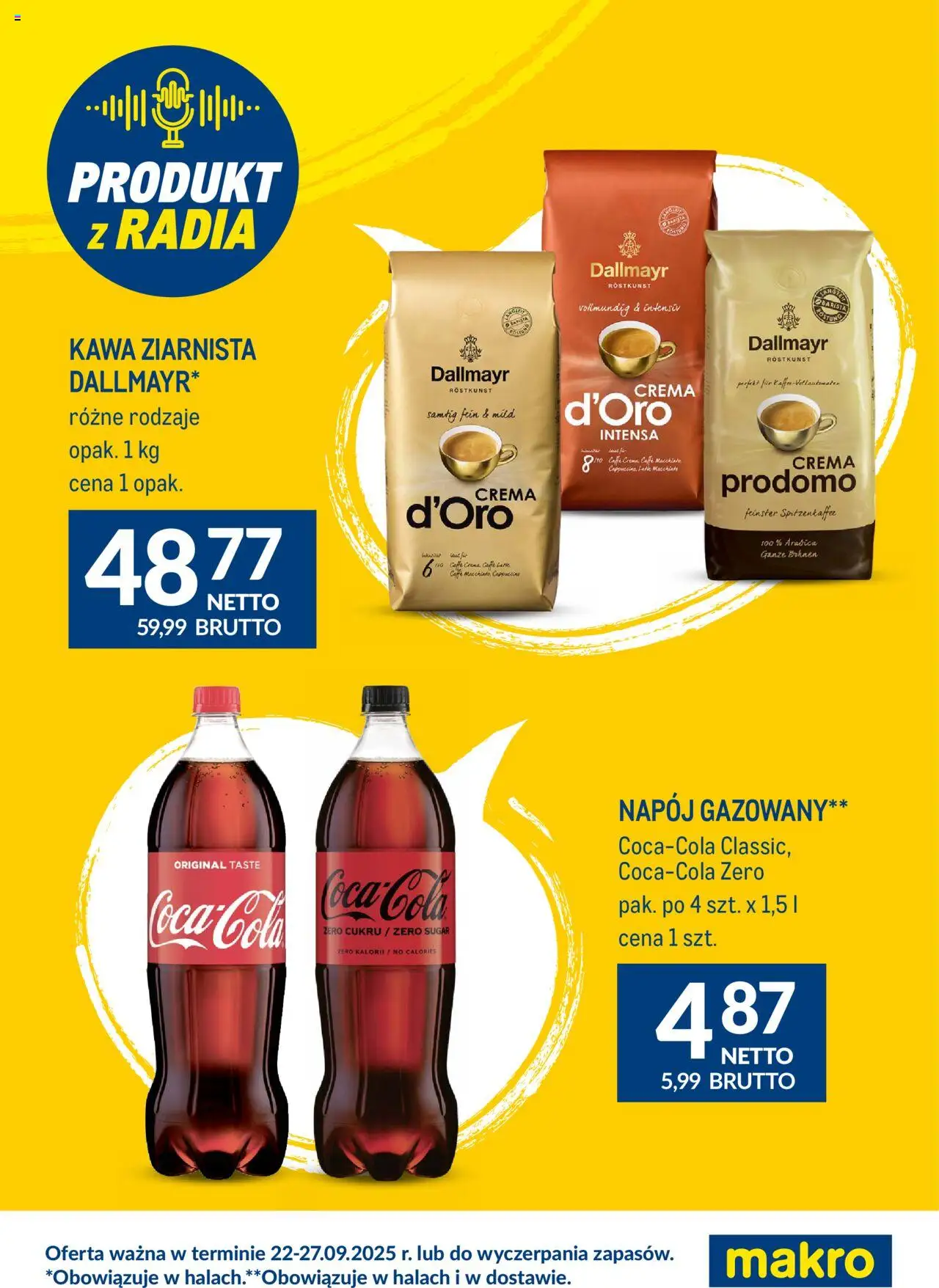 Makro Produkt z radia od 22.09.2025 - Nowa Gazetka - Numer strony 1