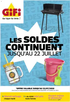Prévisualisation de Catalogue du magasin GiFi formulaire valide 08/07/2025