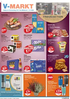 Vorschau von dem Prospekt des Geschäftes V-Markt, gültig ab dem 25.09.2025