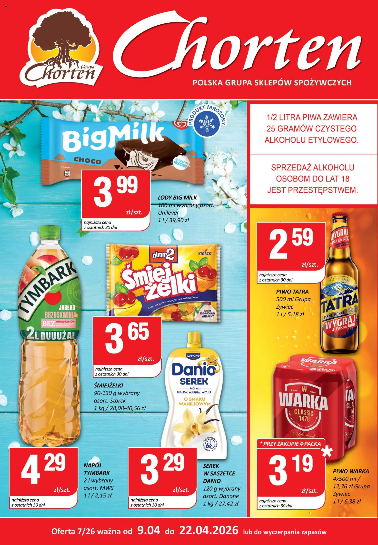 Pogląd gazetki "Chorten gazetka - Plakat" ze sklepu Chorten ważnej od 09.04.2026