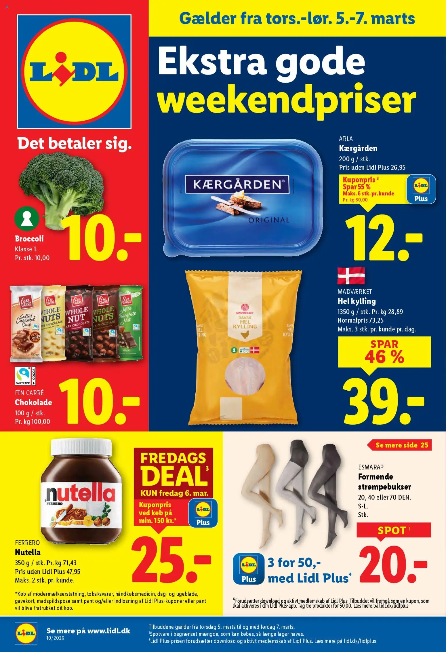 Eksempel på tilbudsavis Lidl - Weekend avis fra butik Lidl gyldig fra 05/03/2026