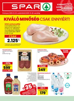 Spar - Akciós újság Spar megtekintése, amely érvényes 2025.10.02.-től