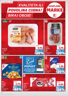 Pregled letka Katalog trgovine Kaufland vrijedi od 12.11.2025 | Stranica: 24