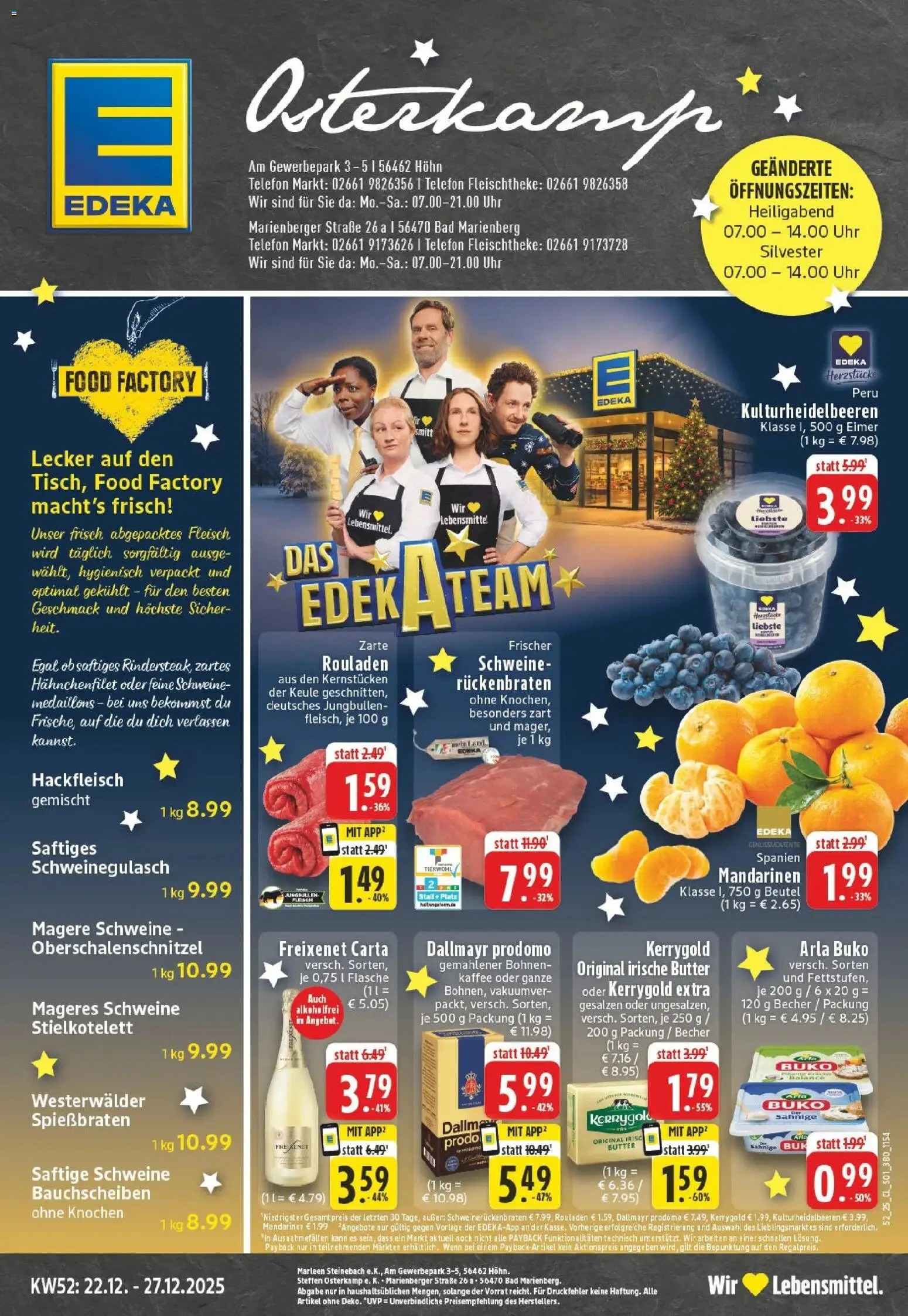 Vorschau von dem Prospekt des Geschäftes Edeka, gültig ab dem 21.12.2025
