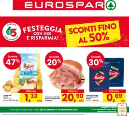 Anteprima dell'opuscolo Volantino Bologna dal negozio Eurospar valido da 30/10/2025