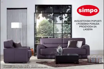 Pregled SIMPO kataloga - važi od 01.08.2025