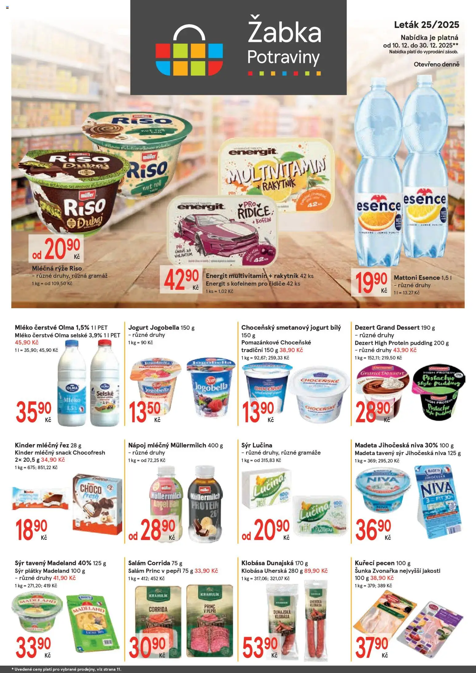 Náhled nabídky: Žabka Leták platný od 10.12.2025